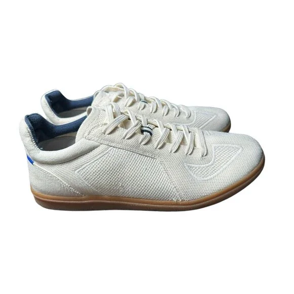 Rothy’s Size 9 The RS01 Sneaker‎ in Bone White Men’s Lace Up Sneakers #S143-15